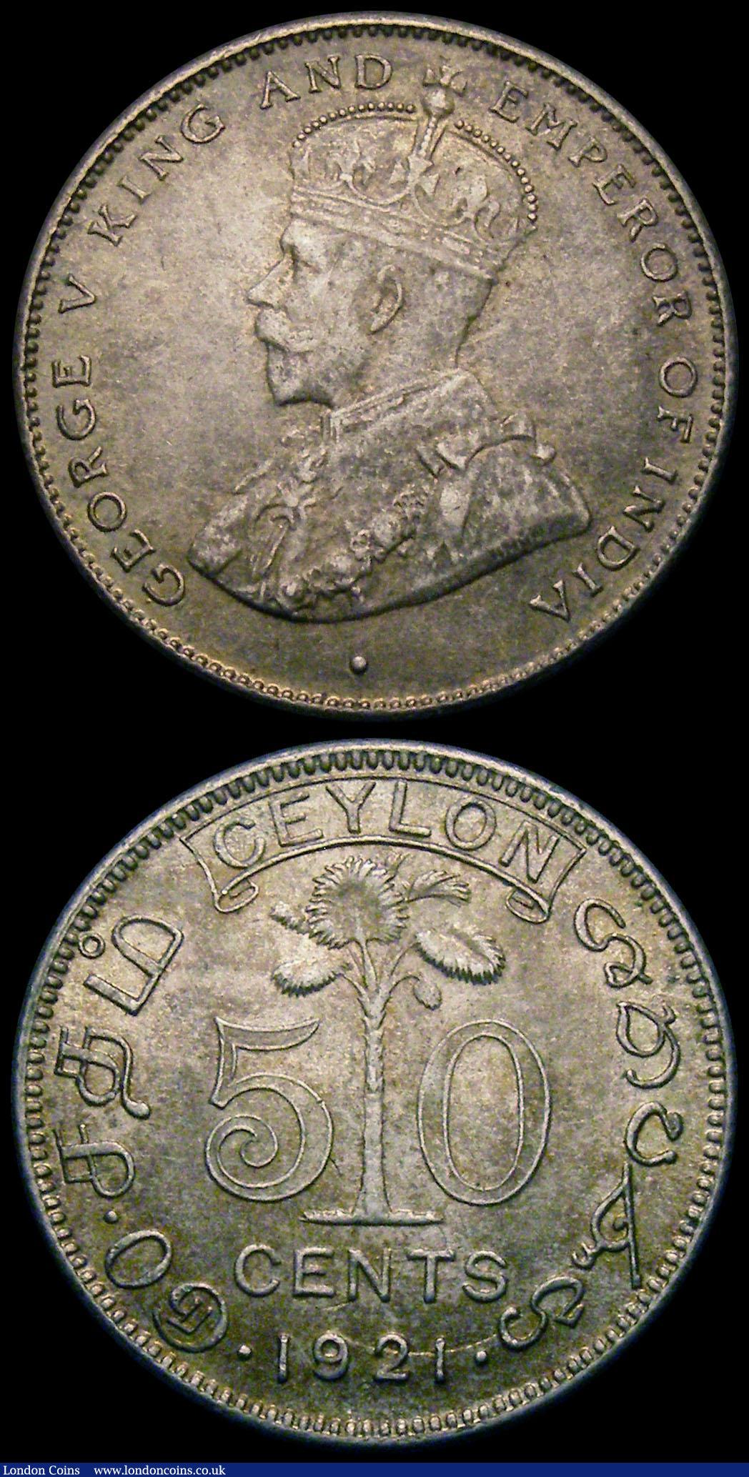 London Coins : A167 : Lot 2334 : India (2) Half Rupee 1840 as M#456.1 but with .W.W incuse on the truncation EF and lightly toned, Qu...