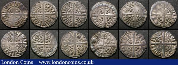 Pennies Edward I (12) London Mint Classes 2b, 3b, 3c, 3d, 3f (2), 4a, 4c, 10d, Canterbury Mint Class 4a (2), 4b Fine to Good Fine : Hammered Coins : Auction 167 : Lot 401