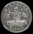 London Coins : A167 : Lot 1867 : Australia Sixpence 1938 Proof KM#38 in an NGC holder and graded PF64, the joint finest known of just...