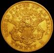 London Coins : A167 : Lot 2051 : USA Twenty Dollars Gold 1876S Breen 7260 NEF with some contact marks