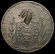 London Coins : A167 : Lot 2295 : Brazil - Maranhao 40 Reis undated (1835) large M countermark on host coin Brazil 80 Reis 1832, KM#40...