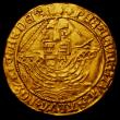 London Coins : A167 : Lot 370 : Angel Henry VIII Third Coinage, Obverse with HENRIC 8 legend, annulet by angel's head and on sh...