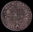 London Coins : A167 : Lot 444 : Threepence Elizabeth I Milled issue 1562 Tall Narrow Decorated Bust with medium rose S.2603, Mintmar...