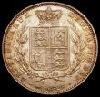 London Coins : A167 : Lot 796 : Halfcrown 1850 ESC 684, Bull 2733 NEF with touches of golden toning in the legends , the obverse wit...