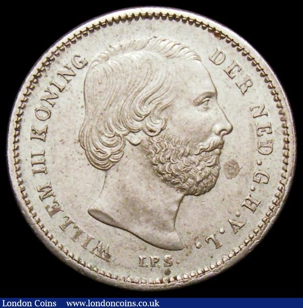 Netherlands 25 Cents 1890 GEF : World Coins : Auction 168 : Lot 2067