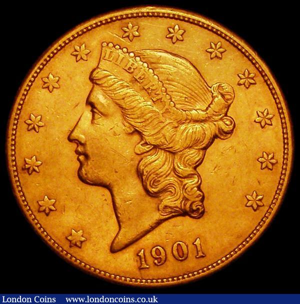 USA Twenty Dollars Gold 1901S Breen 7338 GVF : World Coins : Auction 168 : Lot 890