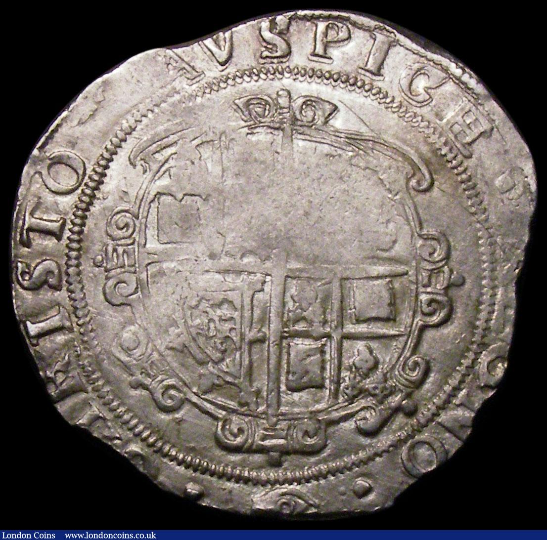 London Coins : A168 : Lot 1104 : Halfcrown Charles I Tower Mint under Parliament, no ground, cruder workmanship, Group III, Type 3a3,...