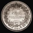 London Coins : A168 : Lot 1488 : Shilling 1834 ESC 1268, Bull 2489 UNC the obverse with minor cabinet friction