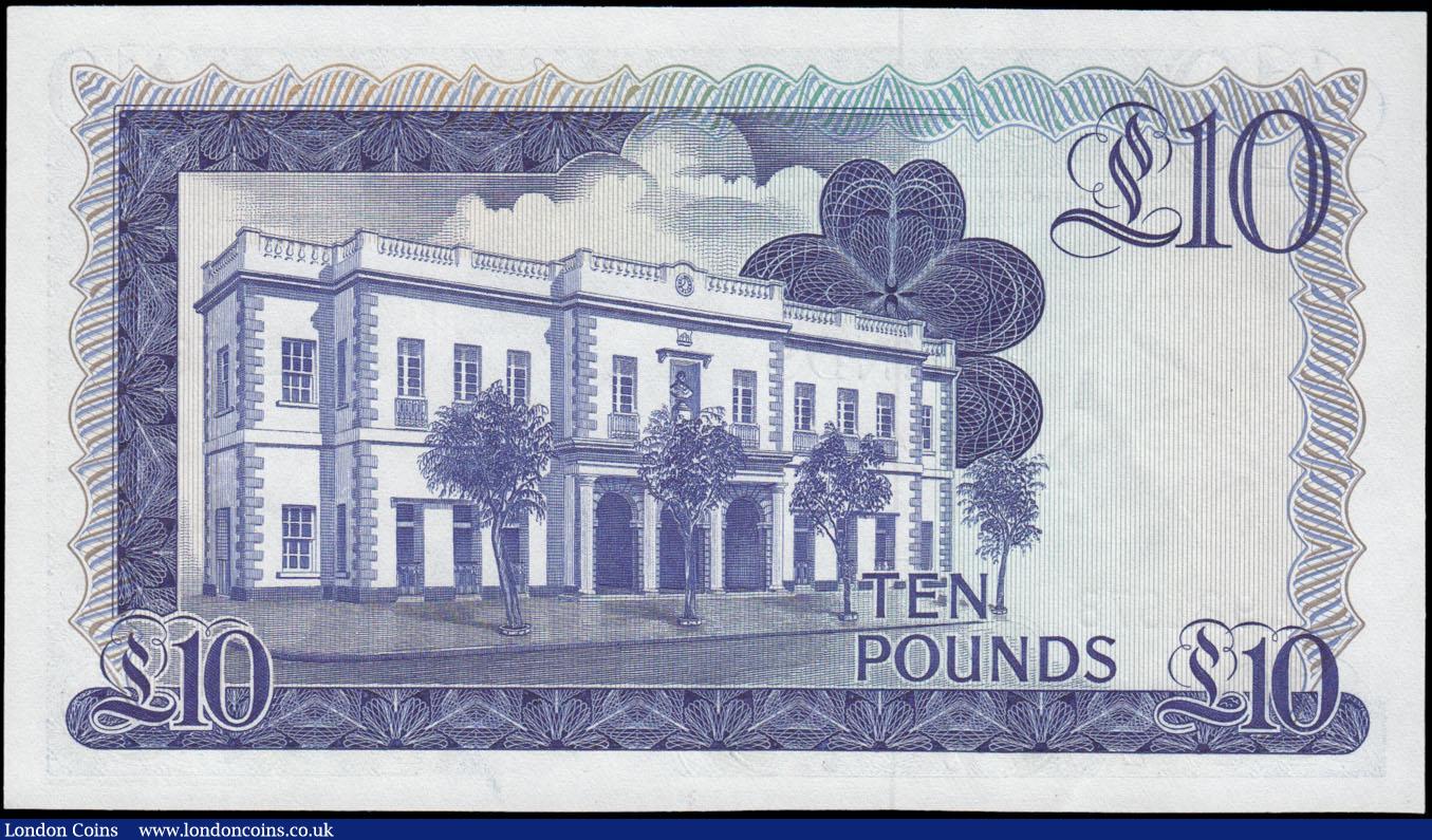 London Coins : A168 : Lot 188 : Gibraltar Government 10 Pounds Pick 22b dated 21st October 1986 serial number A 921678, fresh and cr...