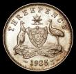 London Coins : A168 : Lot 1979 : Australia Threepence 1925 KM#24 UNC