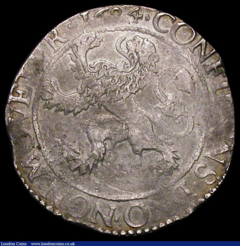London Coins : A168 : Lot 2054 : Netherlands - Holland Daalder  (Lion 48 Stuivers) 1624 KM#17 VF on a porous flan