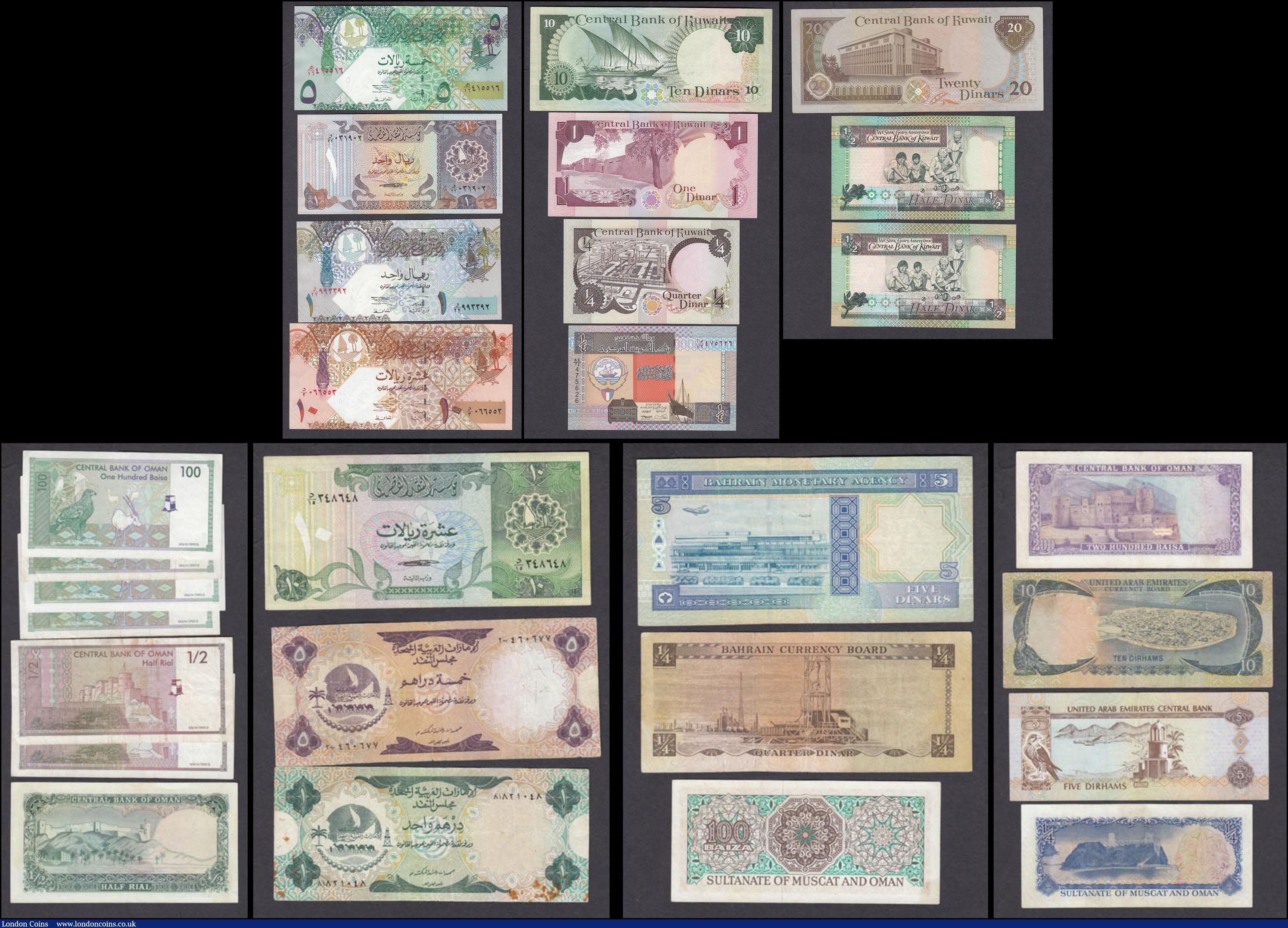 London Coins : A168 : Lot 235 : Middle East (28) in various grades average VF to about UNC - UNC comprising some interesting issues ...