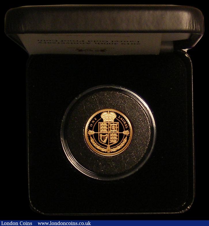 London Coins : A168 : Lot 732 : Tristan da Cunha One Laurel 2019 400th Anniversary of the original gold Laurel Gold Proof, 8 grammes...