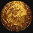 London Coins : A168 : Lot 1087 : Half Sovereign Edward VI, in the name of Henry VIII S.2391, North 1865, mintmark Arrow, some wear an...