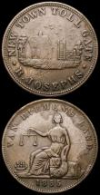 London Coins : A168 : Lot 1976 : Australia Halfpenny Token 1855 R.Josephs, New Town, Tasmania KM#Tn140 Good Fine, New Zealand Penny S...