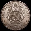 London Coins : A168 : Lot 2011 : German States - Prussia 5 Marks 1888A Friedrich III KM#512 GEF with underlying lustre and a few very...