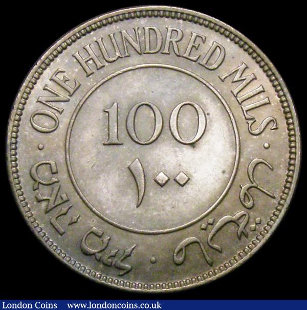Palestine 100 Mils 1939 KM#7 UNC the reverse nicely toned : World Coins : Auction 169 : Lot 1046