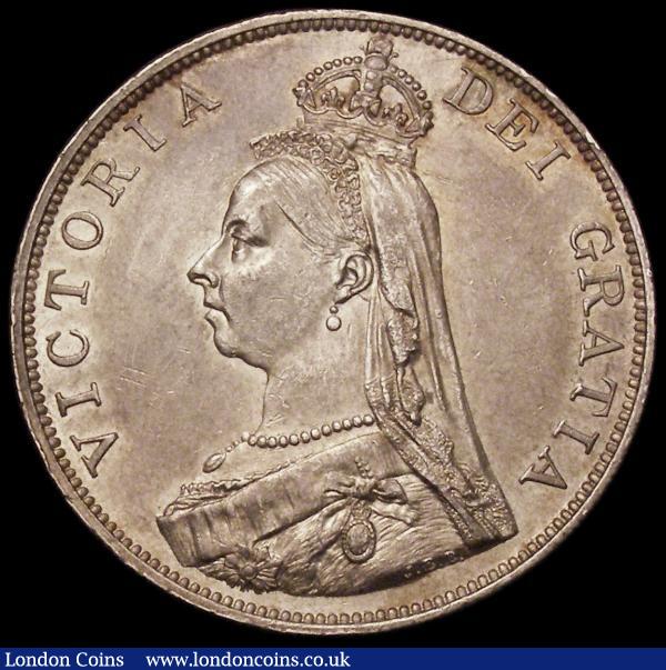 Double Florin 1888 Inverted 1 in VICTORIA ESC 397A EF or near so with some light contact marks : English Coins : Auction 169 : Lot 1345