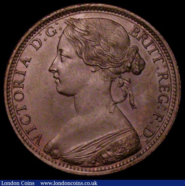 Penny 1861 Freeman 33 dies 6+G UNC or near so nicely toned with minor cabinet friction : English Coins : Auction 169 : Lot 1681