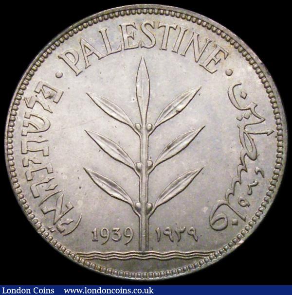 Palestine 100 Mils 1939 KM#7 UNC the reverse nicely toned : World Coins : Auction 169 : Lot 1046