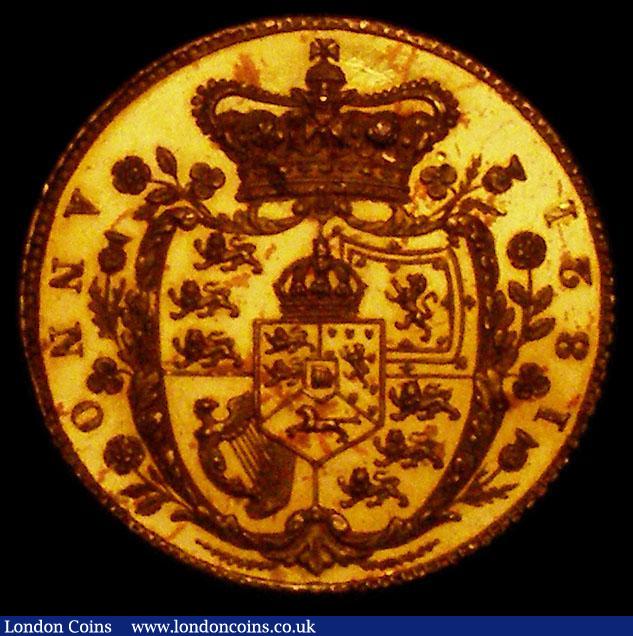 London Coins : A169 : Lot 1504 : Half Sovereign 1821 Proof S.3802 UNC retaining much original mint brilliance and touches of red toni...