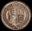London Coins : A169 : Lot 1754 : Shilling 1889 Small Jubilee Head ESC 1354, Bull 3141, Davies 984 dies 1C, Q of QUI with looped tail,...