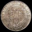 London Coins : A169 : Lot 1762 : Shilling 1893 Small Obverse Letters ESC 1361A, Bull 3154, Davies 1010 dies 1A, UNC with a hint of to...