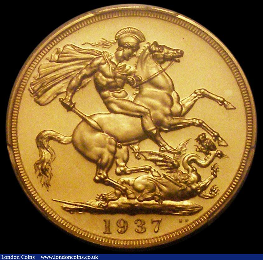 London Coins : A169 : Lot 1993 : Two Pounds 1937 S4075 PCGS PR67CAM and the highest grade so far given by PCGS to this coin type