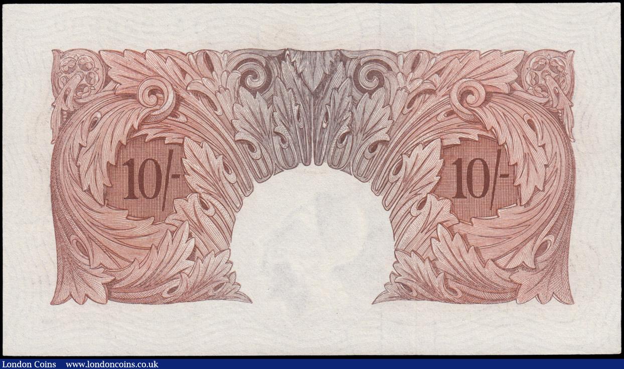 London Coins : A169 : Lot 44 : Ten Shillings Peppiatt Fourth period B262 Red-brown Post-war threaded Britannia medallion issue 1948...