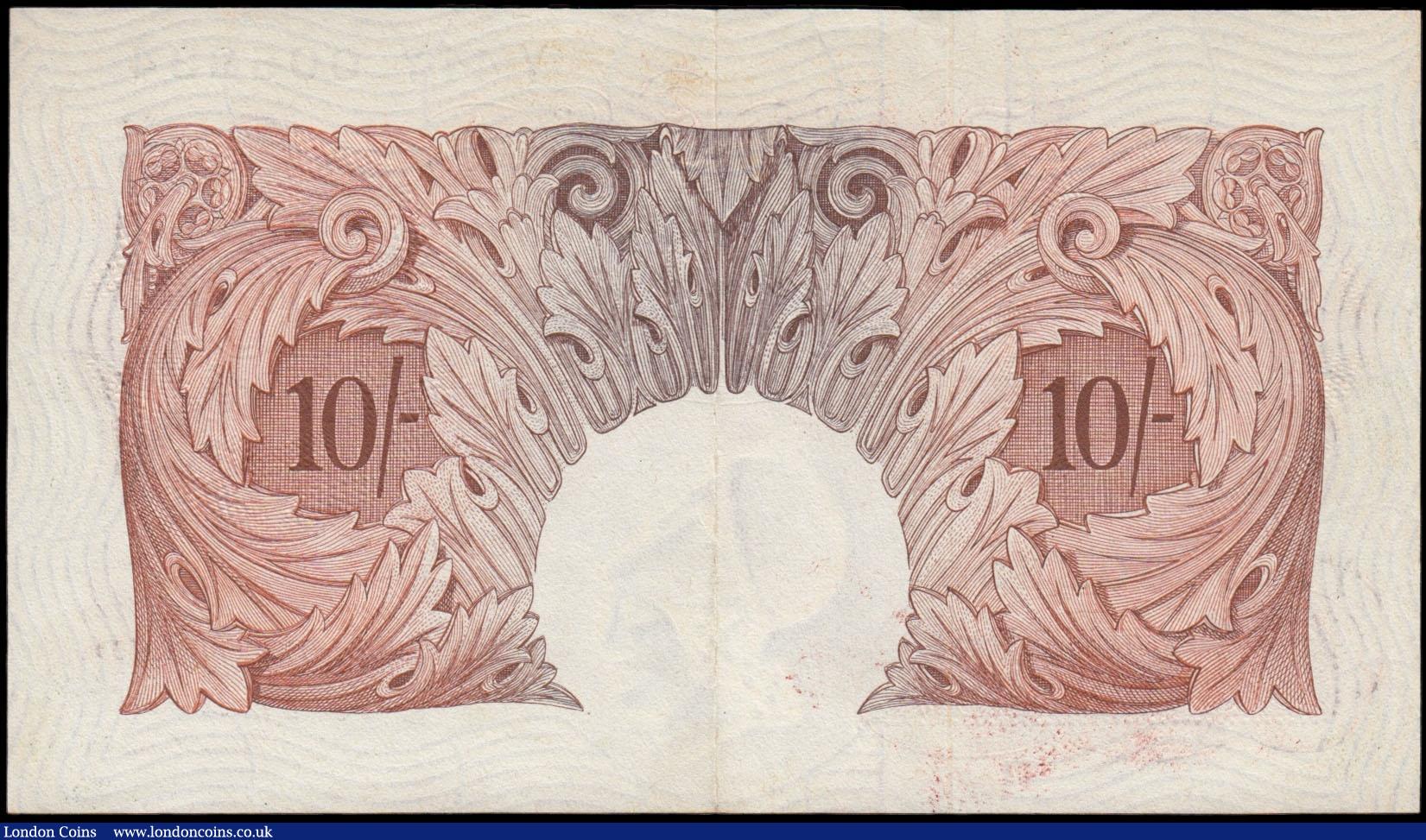 London Coins : A169 : Lot 47 : Ten Shillings O'Brien Offset (misalignment) ERROR B271 (BY E2d(iii)) Red-brown Britannia medall...