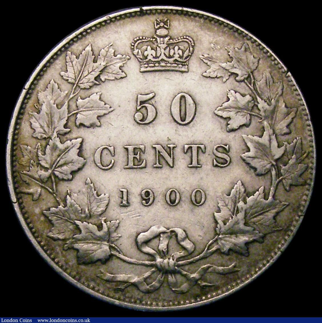 London Coins : A169 : Lot 863 : Canada 50 Cents 1900 KM#6 VF the obverse with some scratches