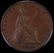 London Coins : A169 : Lot 1613 : Halfpenny 1839 Bronzed Proof, as Peck 1523 but with 39 over 43 in the date, these produced from an a...