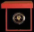 London Coins : A169 : Lot 772 : Hong Kong $1000 1981 Year of the Cockerel KM#48 Gold Proof FDC in the red case of issue with certifi...