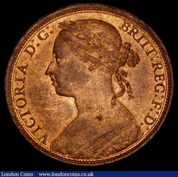 Penny 1894 Freeman 138 dies 12+N, 15 1/2 teeth date spacing, Gouby BP1894A UNC or very near so with traces of lustre : English Coins : Auction 170 : Lot 1943