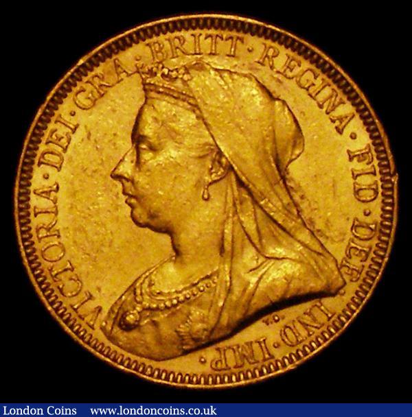 Sovereign 1893 M Veiled Head Marsh 153 VF  : English Coins : Auction 170 : Lot 2224