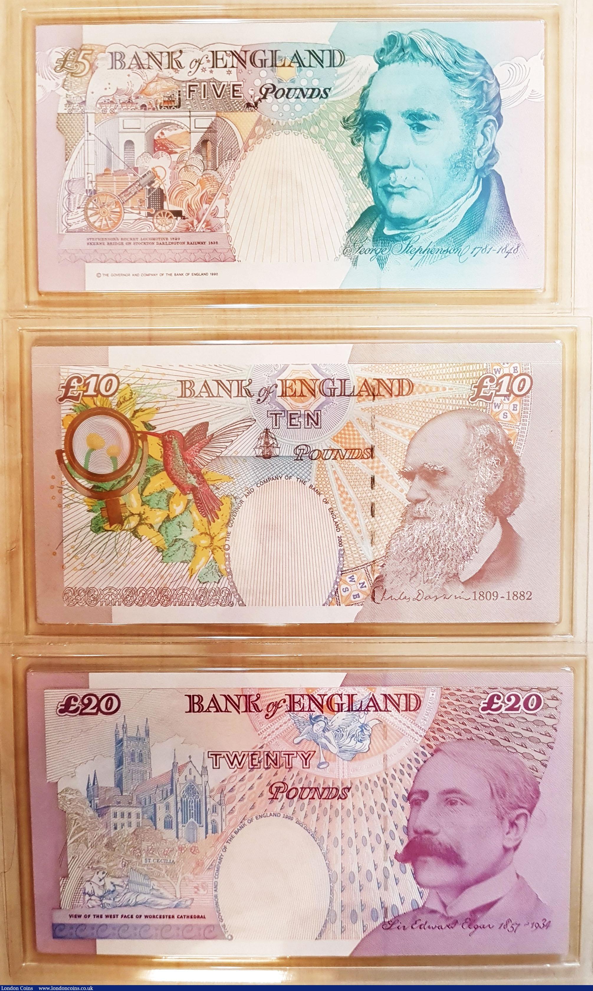 London Coins : A170 : Lot 103 : Bank of England Limited Edition Special Prefix Commemorative Queen Victoria Centenary End of Era 200...