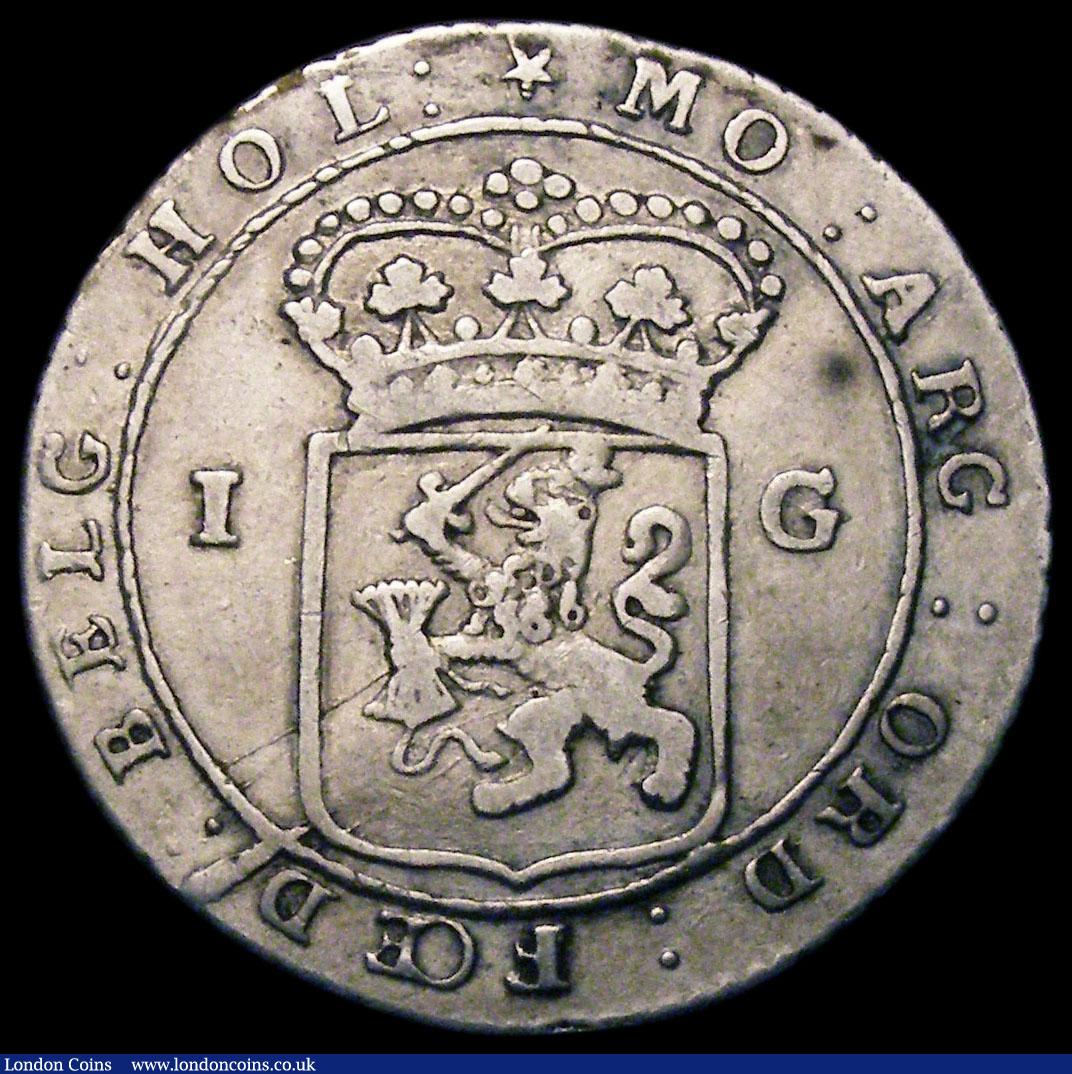 London Coins : A170 : Lot 1136 : Netherlands East Indies - Batavian Republic Gulden 1802 KM#83 Fine