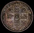 London Coins : A170 : Lot 1537 : Florin 1849 WW obliterated by linear circle, ESC 802A, Bull 2816 NEF with some contact marks, the ob...