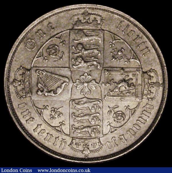 Florin 1881 ESC 856, Bull 2902 GVF or better/NEF with a hint of toning : English Coins : Auction 170 : Lot 1547