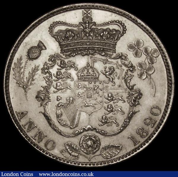 Halfcrown 1820 George IV ESC 628, Bull 2357 EF the obverse with some contact marks and hairlines : English Coins : Auction 170 : Lot 1755