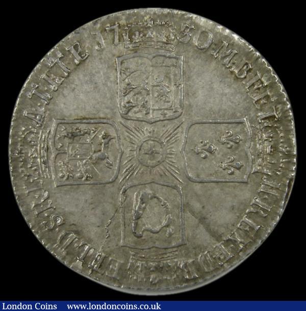 Sixpence 1750 ESC 1620, Bull 1760, approaching UNC, attractively toned, in an LCGS holder and graded LCGS 75 : English Coins : Auction 170 : Lot 2065