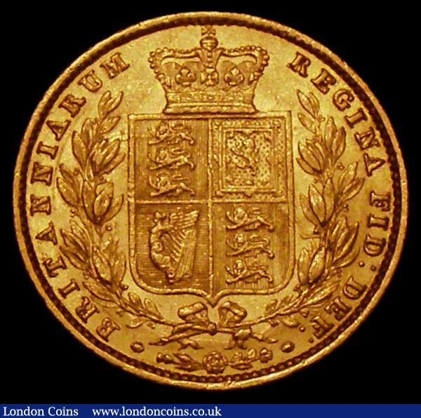 Sovereign 1857 Marsh 40 VF the obverse with some contact marks : English Coins : Auction 170 : Lot 2161