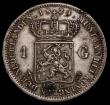 London Coins : A170 : Lot 1140 : Netherlands Gulden 1824 No dash between crown and shield. Privy mark Torch, Utrecht Mint KM#55 VF wi...
