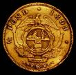 London Coins : A170 : Lot 1183 : South Africa Half Pond 1893 KM#9.2 Fine or better, Ex-Jewellery, An extremely rare date and seldom o...