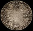London Coins : A170 : Lot 1353 : Crown 1662 Rose below, no date on edge, edge lettering widely spaced ESC 15, Bull 339 VG or better, ...