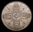 London Coins : A170 : Lot 1588 : Florin 1925 ESC 944, Bull 3777 UNC and lustrous, in an LCGS holder and graded LCGS 78, one of the ke...