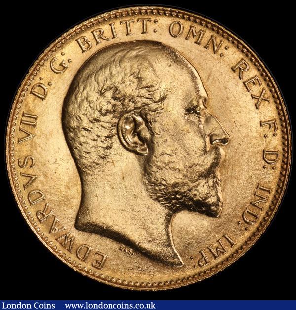 Sovereign 1908C (Ottawa Mint) Satin Finish S.3970 in a PCGS holder and graded SP63. One of the rarest Sovereigns in the entire series. See Notes in Marsh pages 81-83. Marsh stated that he had only recorded 11 examples, a superb piece and missing from many advanced gold collections. : English Coins : Auction 170 : Lot 2254