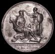 London Coins : A170 : Lot 359 : Coronation of George I 1714 34mm diameter in silver by J.Croker, Eimer 470 the official Coronation i...