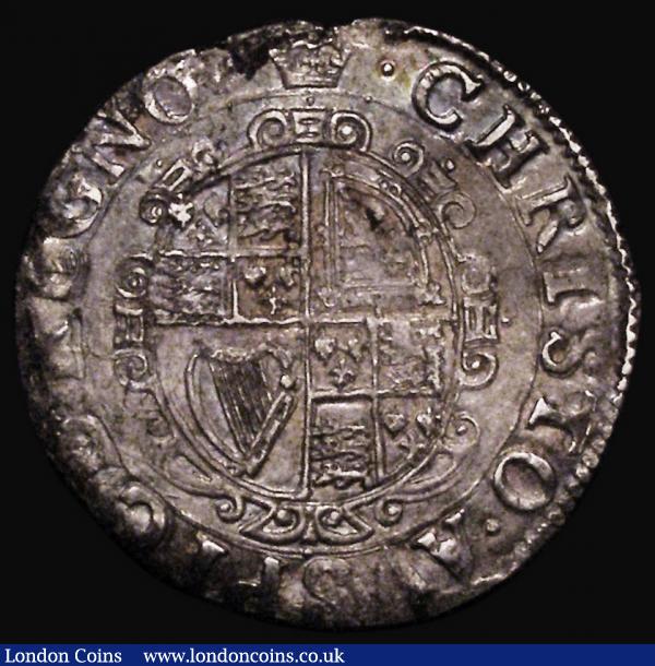 Shilling Charles I Group D, Fourth Bust, type 3a, No inner circles, Reverse: Round garnished shield S.2791 mintmark Crown. 5.37 grammes. A metal flaw near the rim at the top of the reverse otherwise VF or better, the portrait and shield with excellent detail : Hammered Coins : Auction 171 : Lot 1253