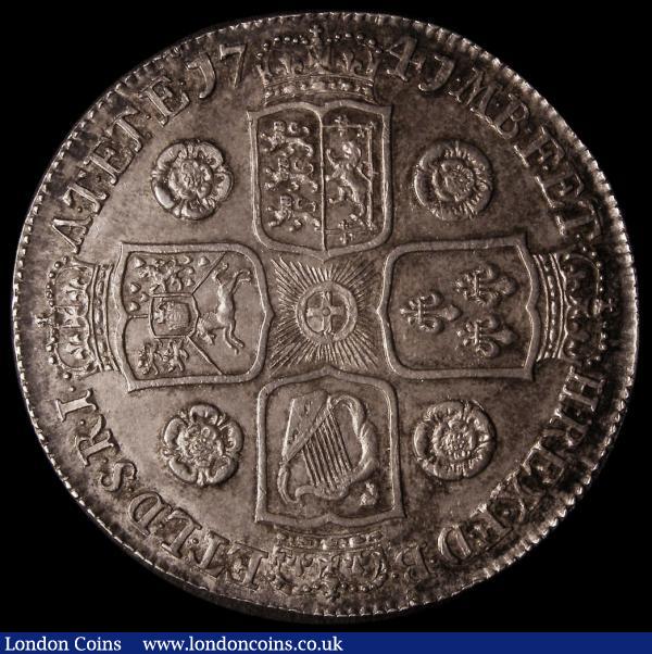 Crown 1741 Roses ESC 123, Bull 1666 EF or better and seems conservatively graded by LCGS at 60 : English Coins : Auction 171 : Lot 1316